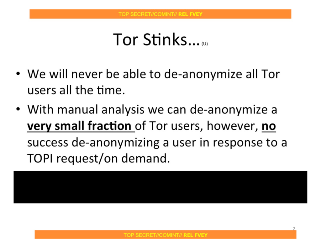 Tor stinks 2